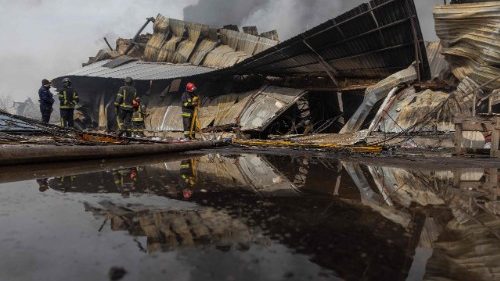 La distruzione provocata dal conflitto in Ucraina 