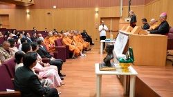 A delegation of Thai Buddhists met with the late Cardinal Miguel Ángel Ayuso Guixot in the Vatican on June 15, 2023